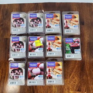 10 Better Homes & Gardens Scented Wax Cubes assorted  lot